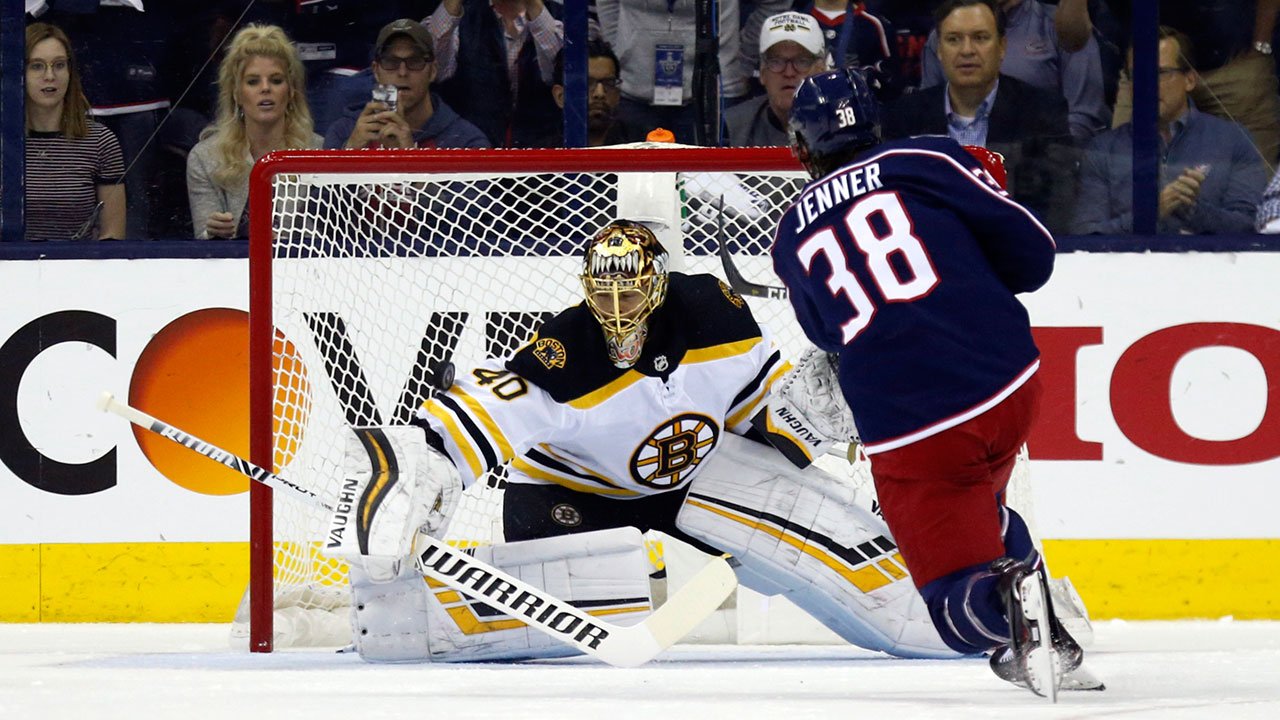 Bruins take down Blue Jackets in Game 4, even seri