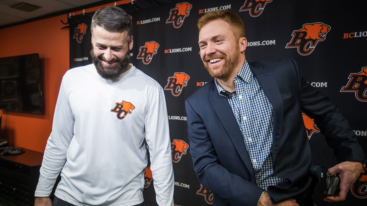 CFL-Lions-Lulay-laughs-with-Reilly