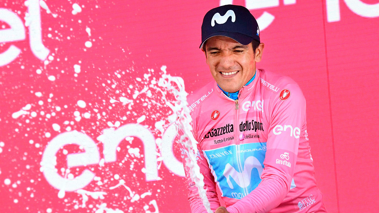 Cycling-Carapaz-celebrates-after-completing-stage