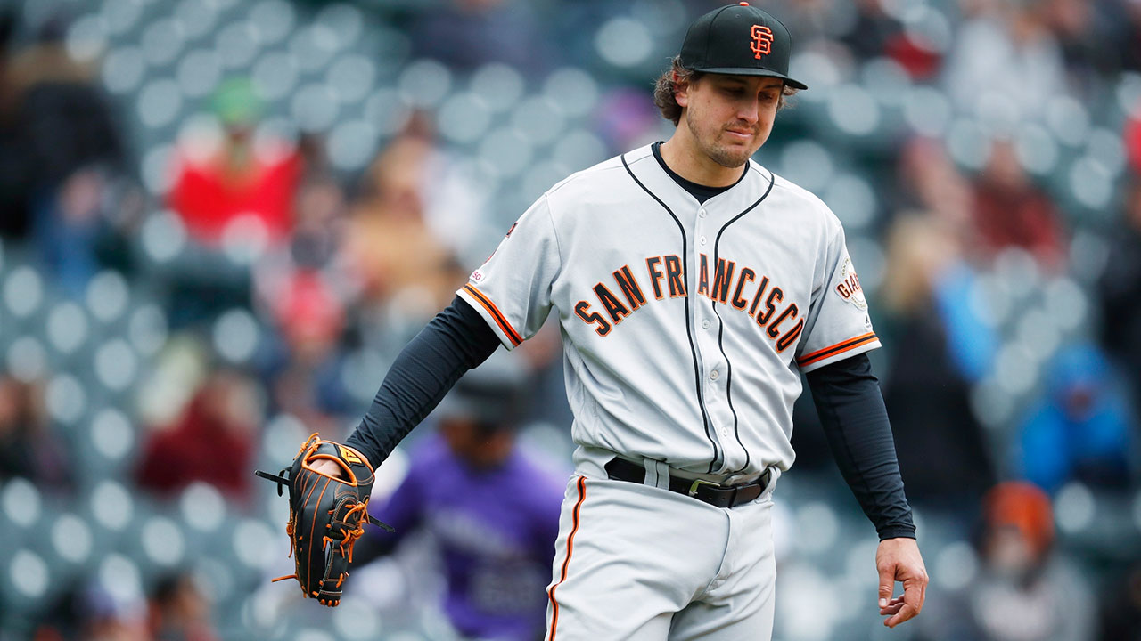 MLB-Giants-Holland-throws-against-Rockies