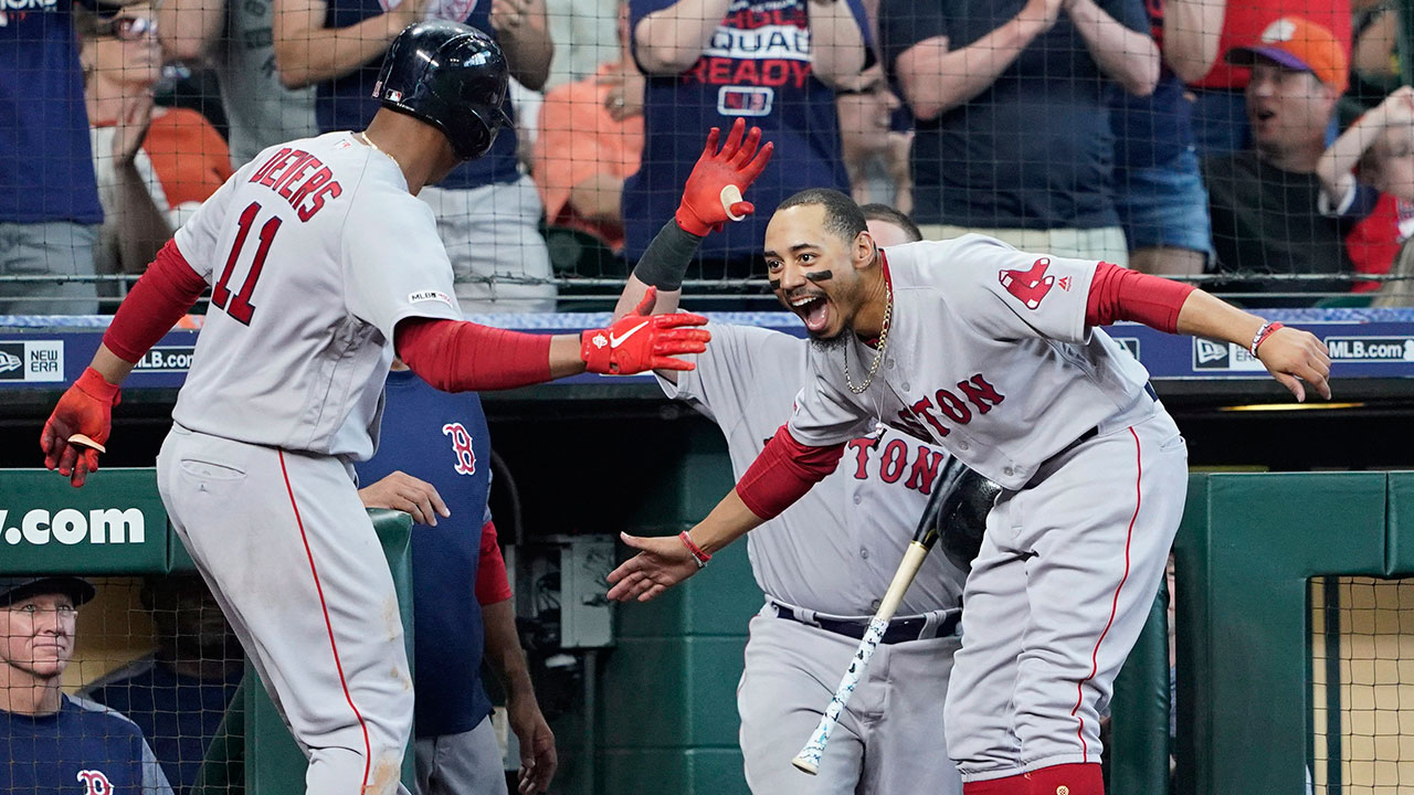 MLB-Red-Sox-Devers-celebrates-home-run-against-Astros