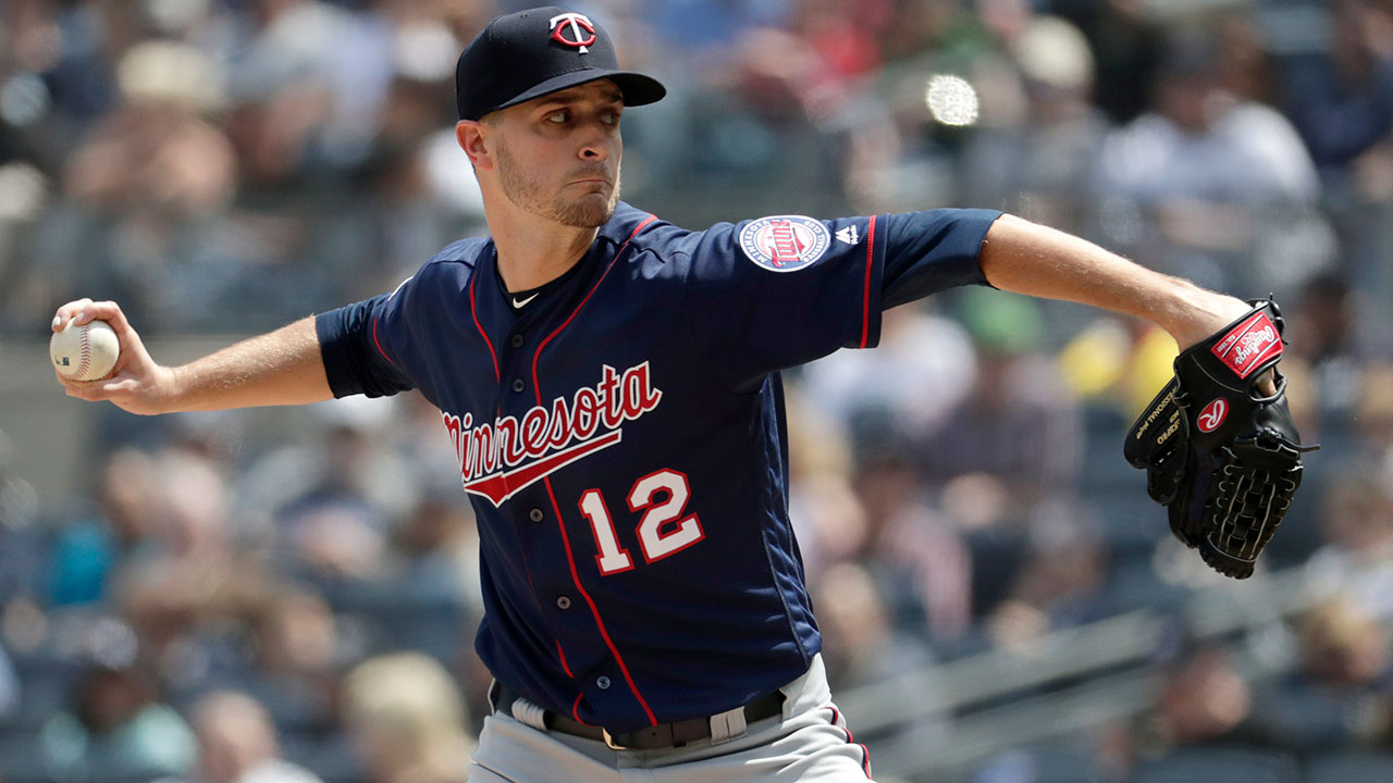 MLB-Twins-Odorizzi-pitches-against-Yankees
