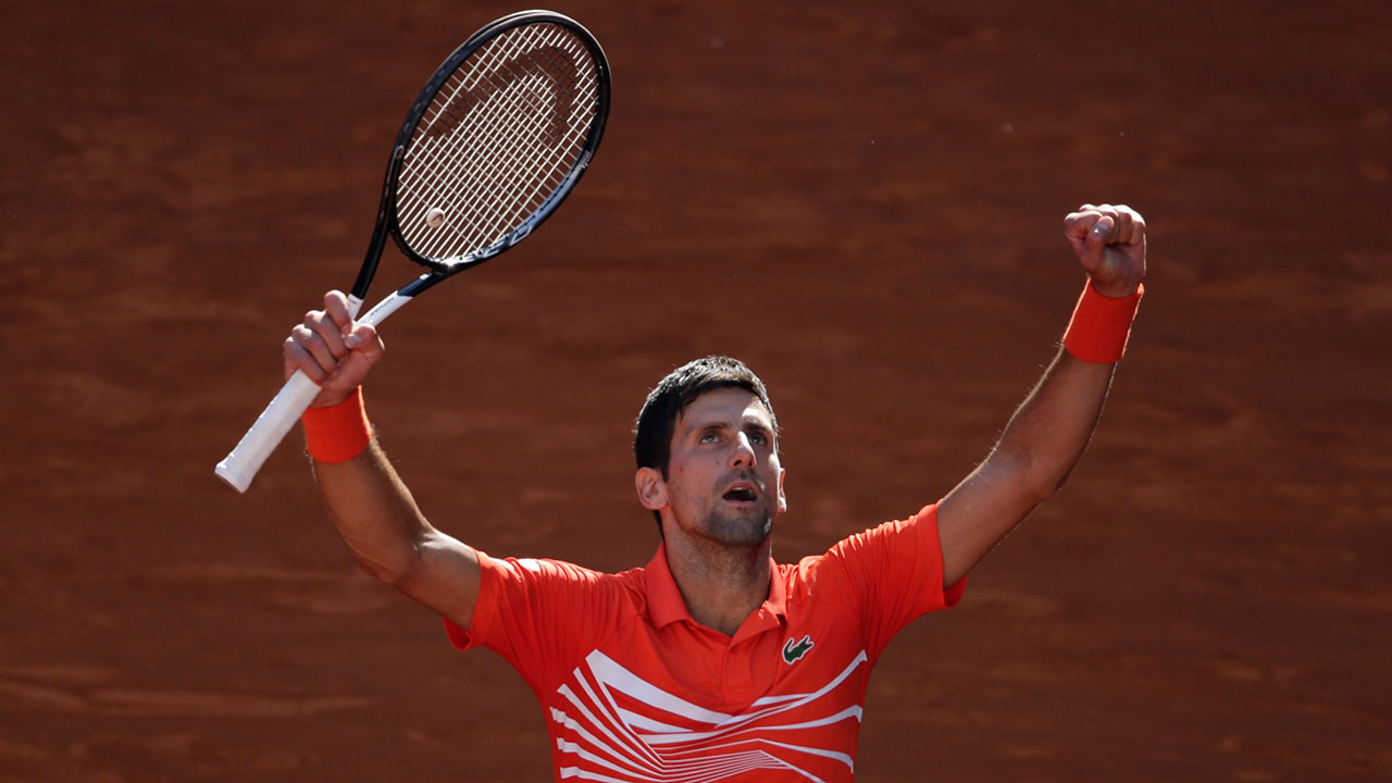 Tennis-ATP-Djokovic-celebrates-win-over-Thiem