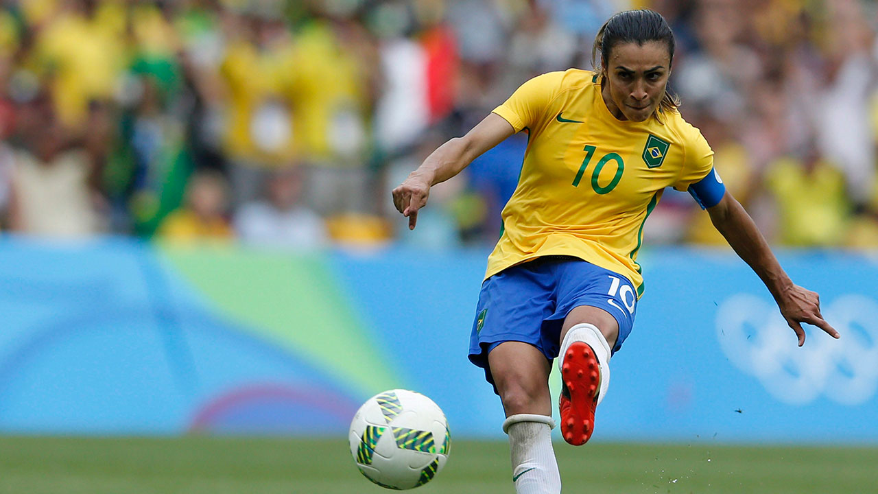 Brazil’s Marta aiming to recover from thigh injury before World Cup
