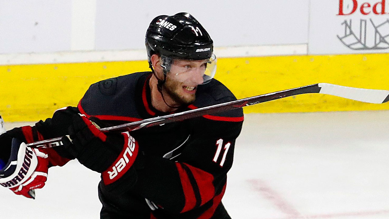 Carolina Hurricanes' Jordan Staal (11). (Karl B DeBlaker/AP)