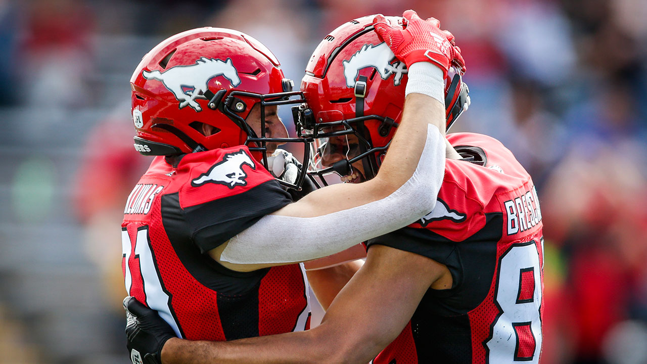CFL-Stampeders-celebrate-after-touchdown