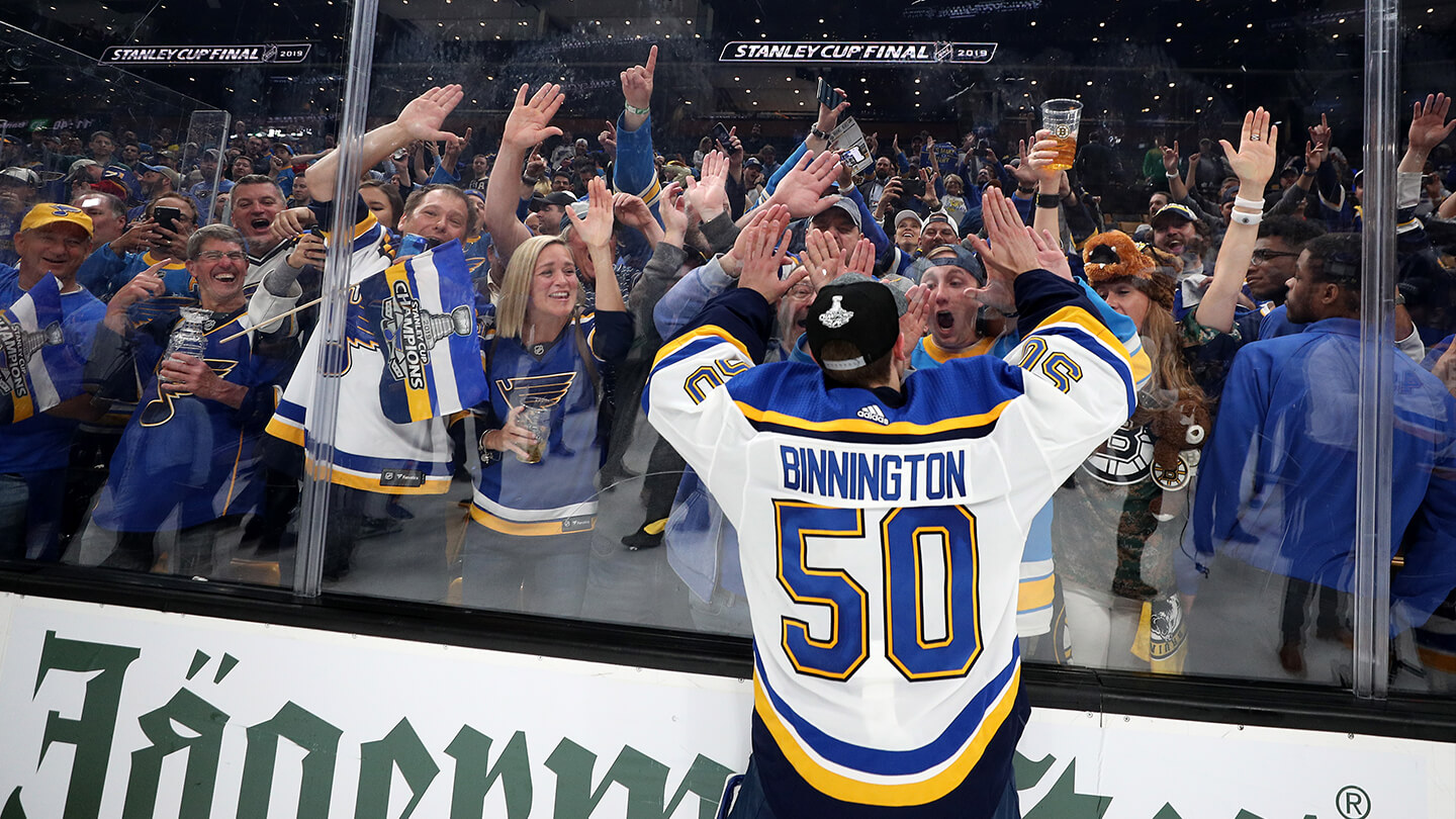 It doesn't get better than Colton Parayko and his grandpa with the Cup