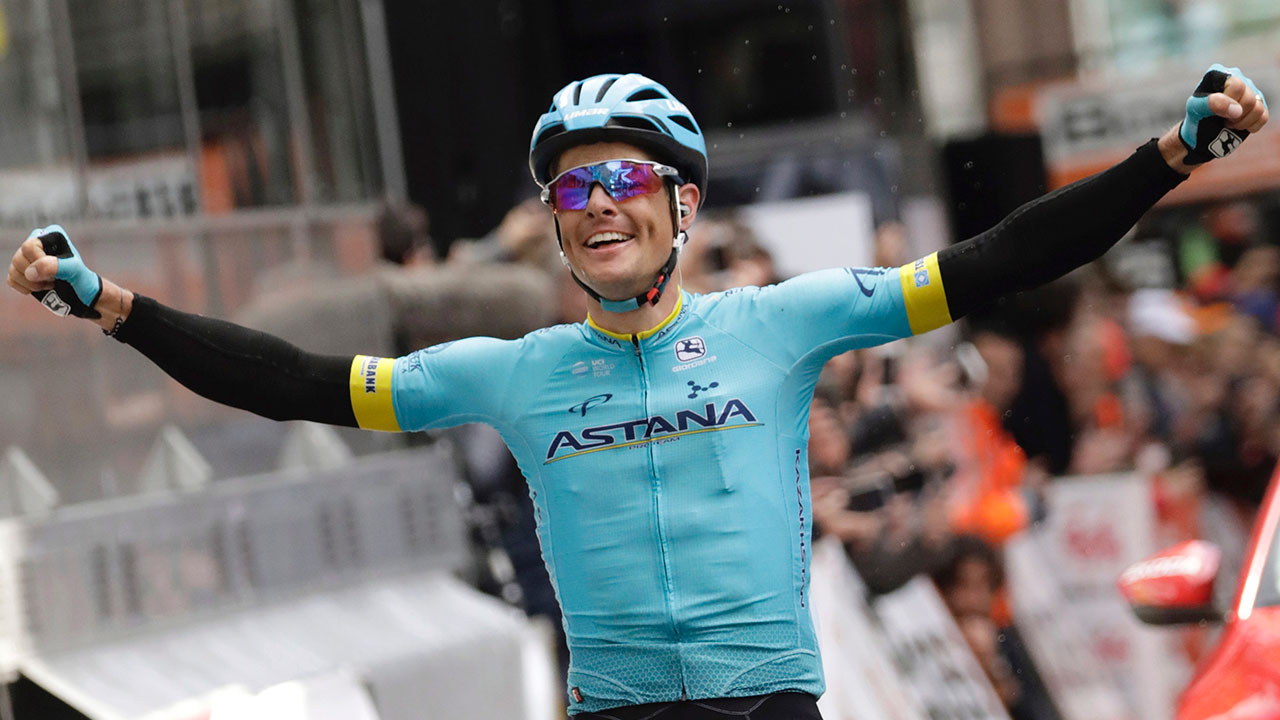 Cycling-Denmark-Fuglsang-celebrates-after-win