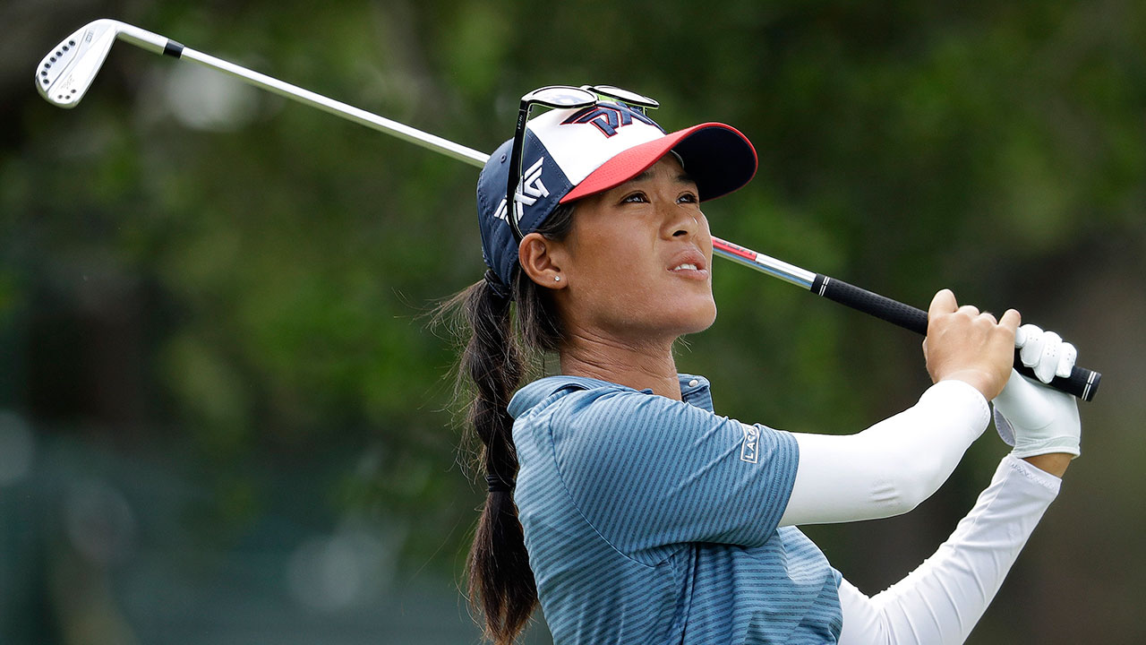 Golf-LPGA-Boutier-watches-shot-at-U.S.-Women's-Open