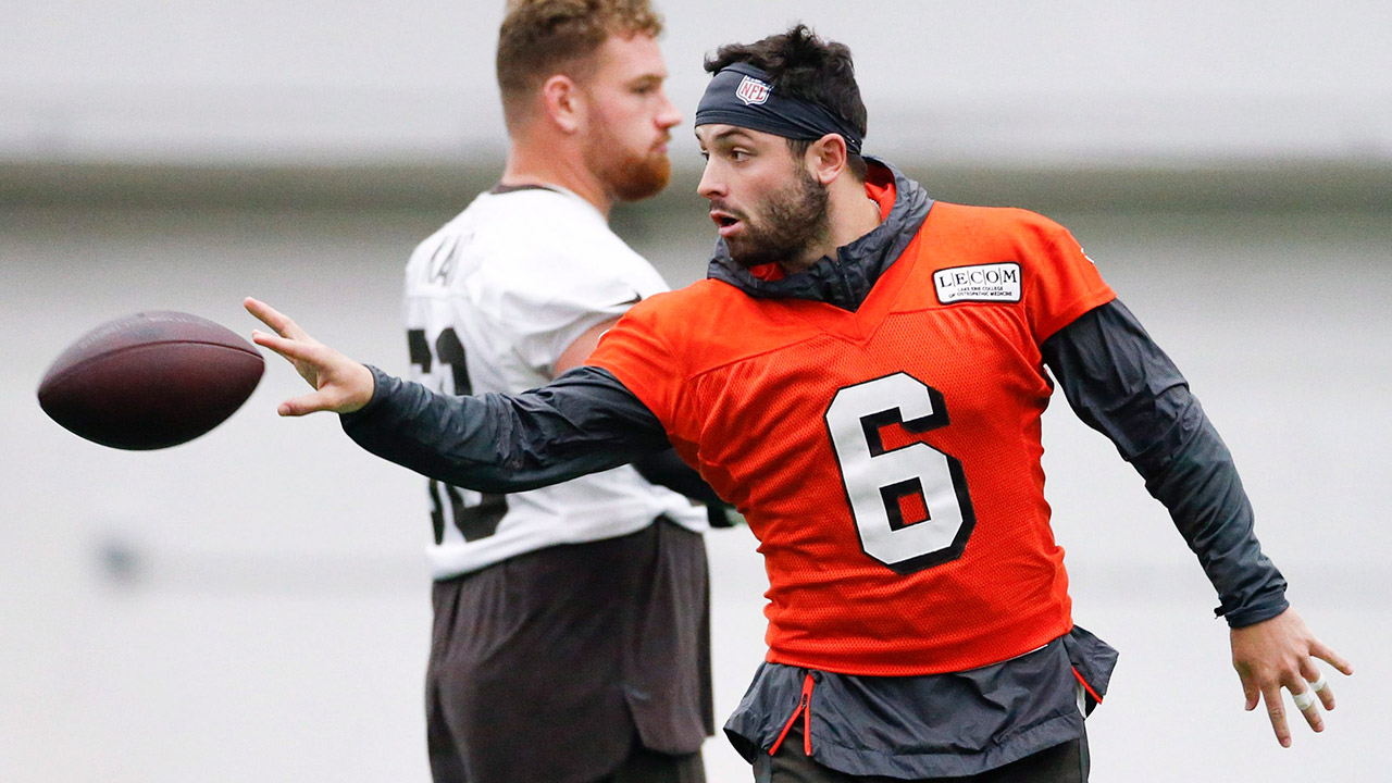 browns-quarterback-baker-mayfield-at-training-facility