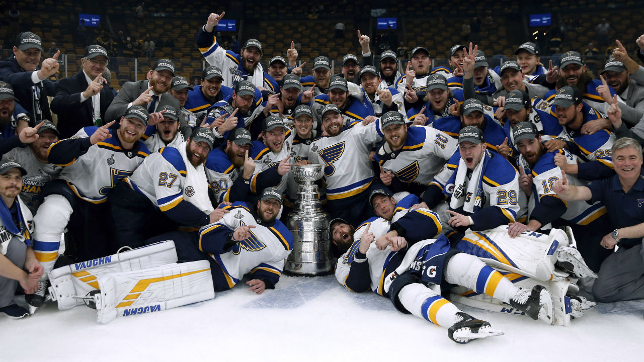 From the outhouse to the frickin' penthouse!! St. Louis wins the Stanley Cup.