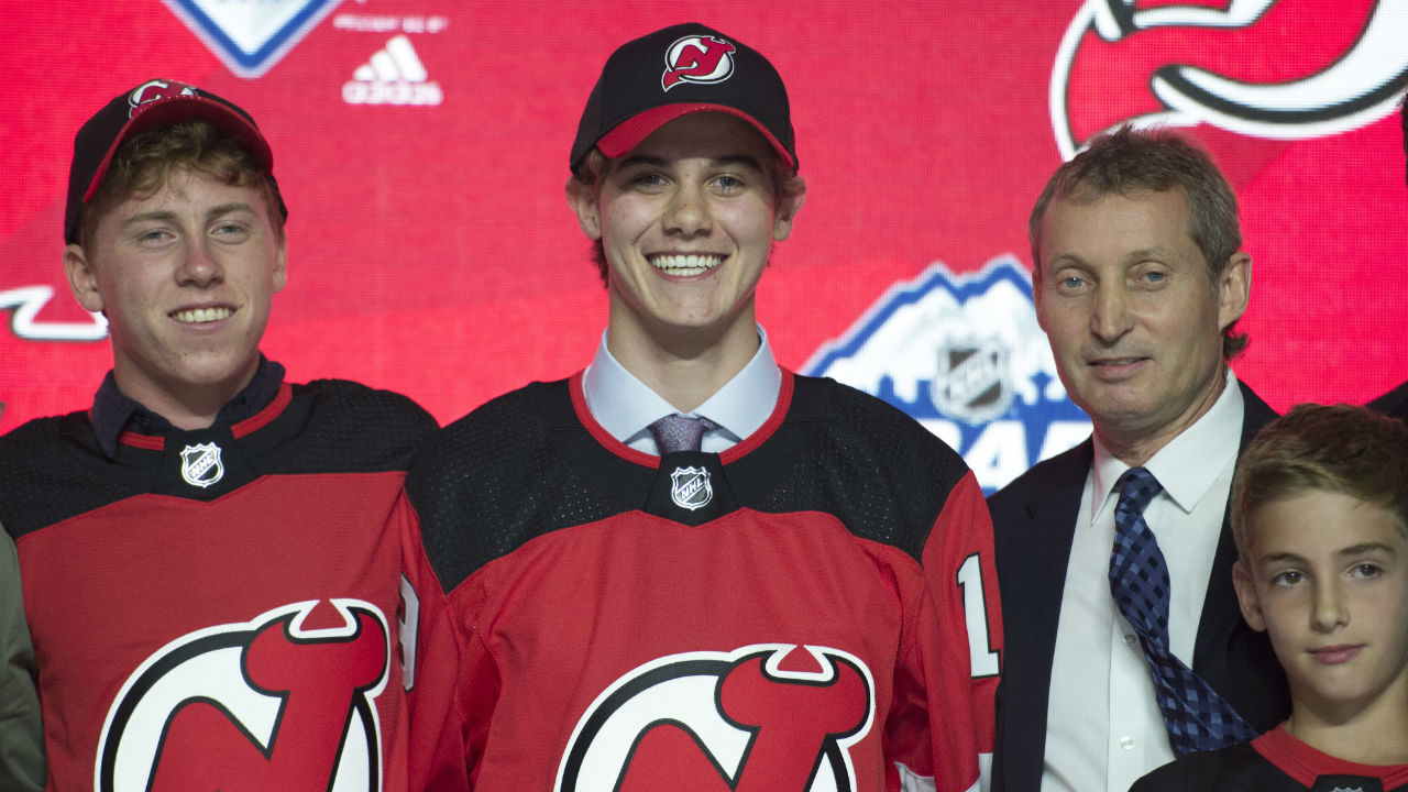 Devils sign Jack Hughes' brother Luke to 3-year contract