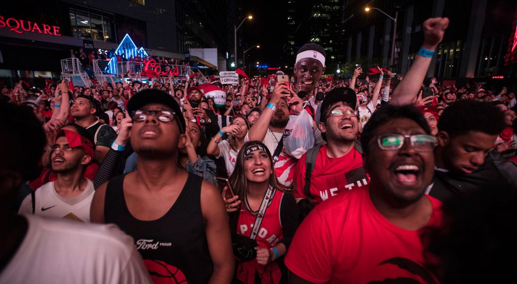 Raptors Fans Line Up For Jurassic Park Three Days Before Game 5