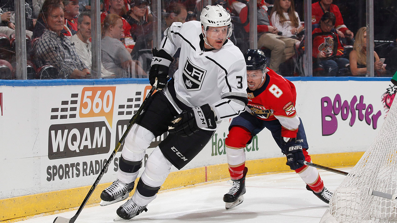 kings-dion-phaneuf-skates-with-puck-against-panthers