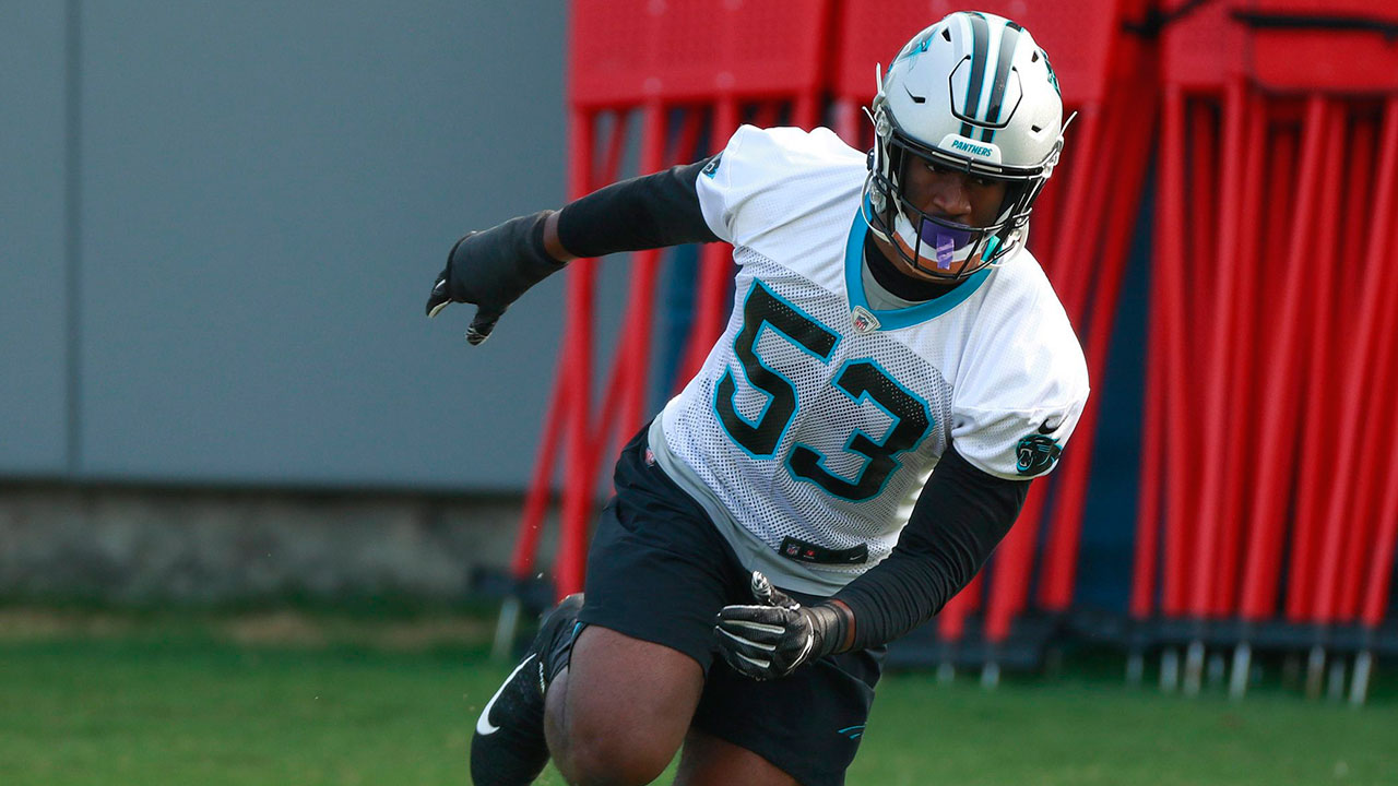 Panthers' Brian Burns returns to practice, but status for Week 1
