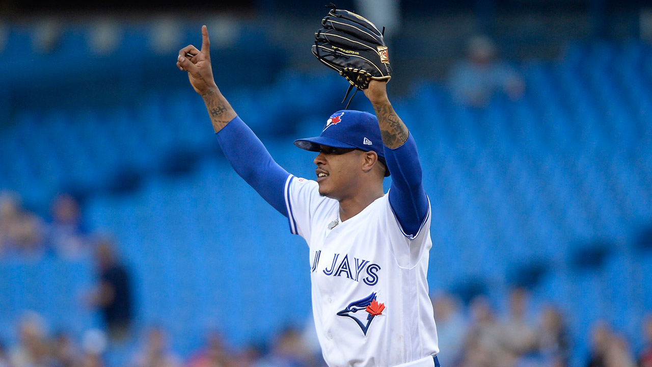 blue-jays-marcus-stroman-reacts-after-catch-by-teammate