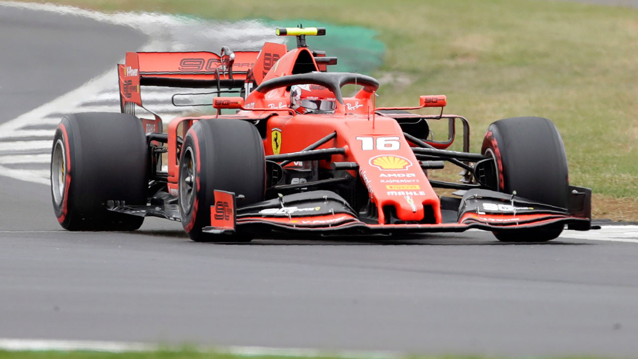 Ferrari driver Charles Leclerc of Monaco. (Luca Bruno/AP)