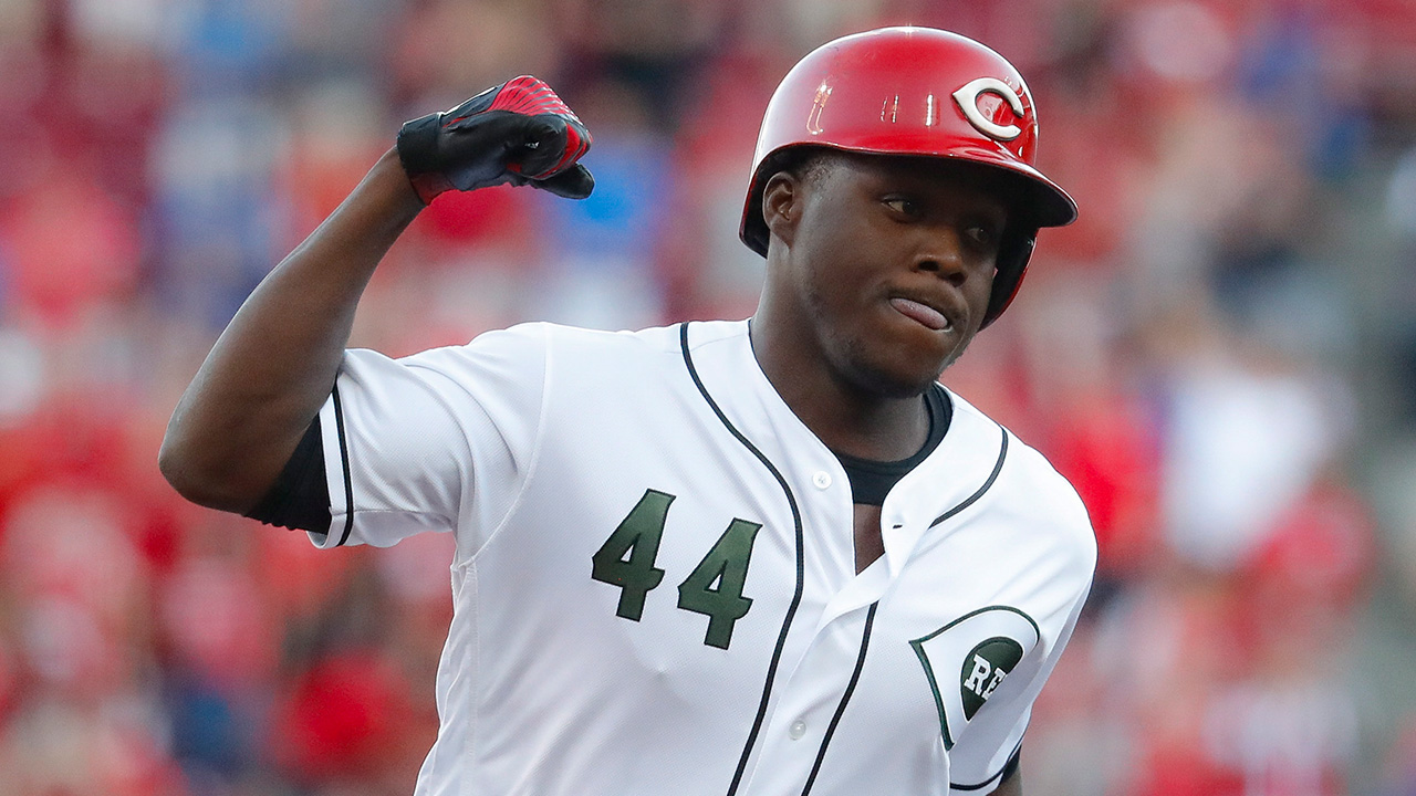 Reds' Aristides Aquino sets MLB record with 8 home runs in first 12 games