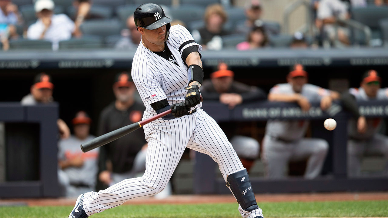 MLB-Yankees-Sanchez-hits-against-Orioles
