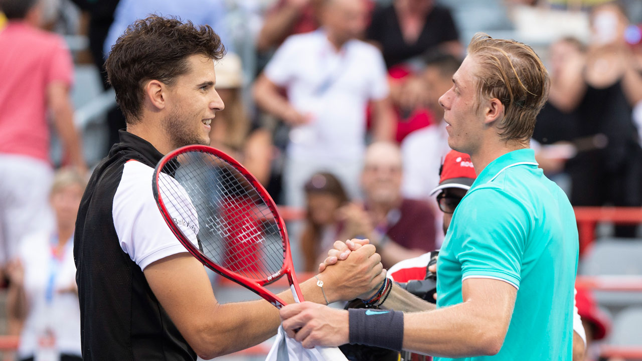 Canadas Shapovalov falls to Thiem in second round of Rogers Cup