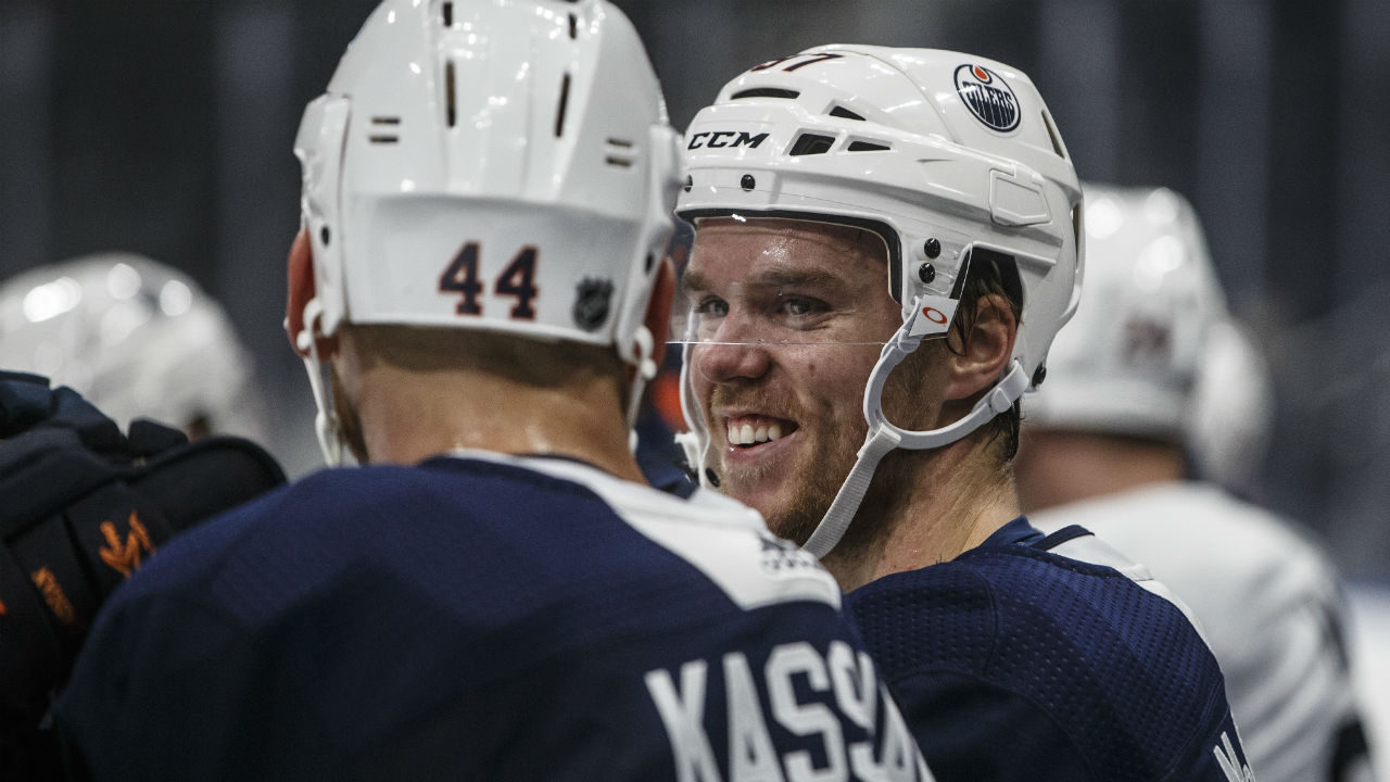 McDavid dominating Oilers practices as return to g