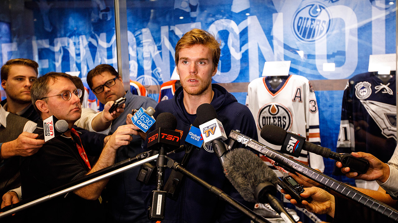 oilers-connor-mcdavid-speaks-to-media-at-training-camp