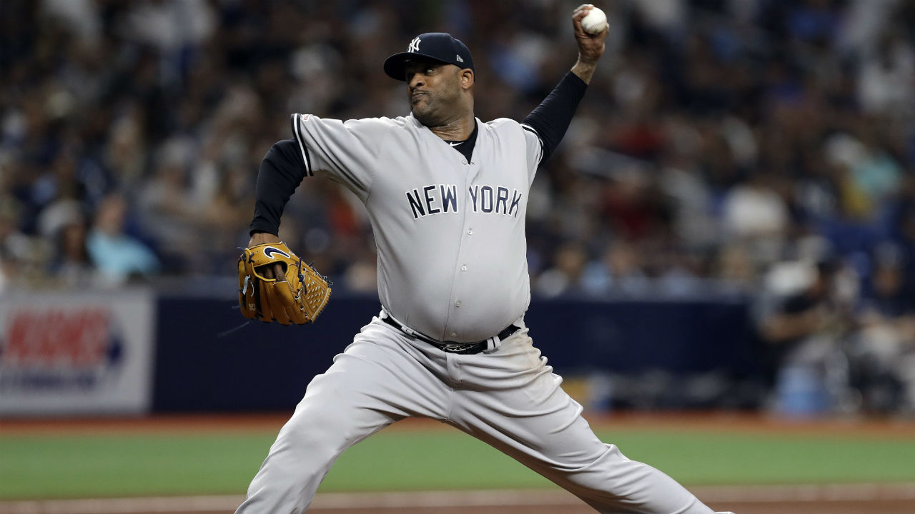 Yankees' CC Sabathia makes first regular-season relief appearance