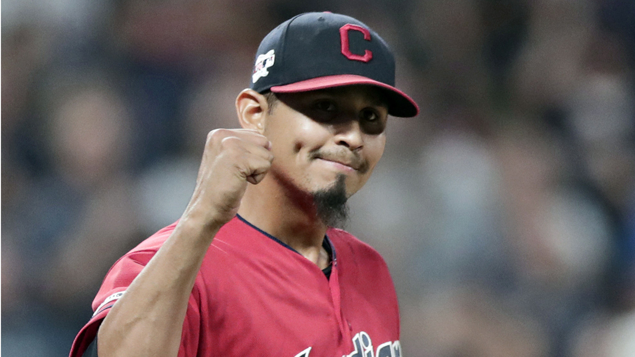 Carlos Carrasco. (Tony Dejak/AP)