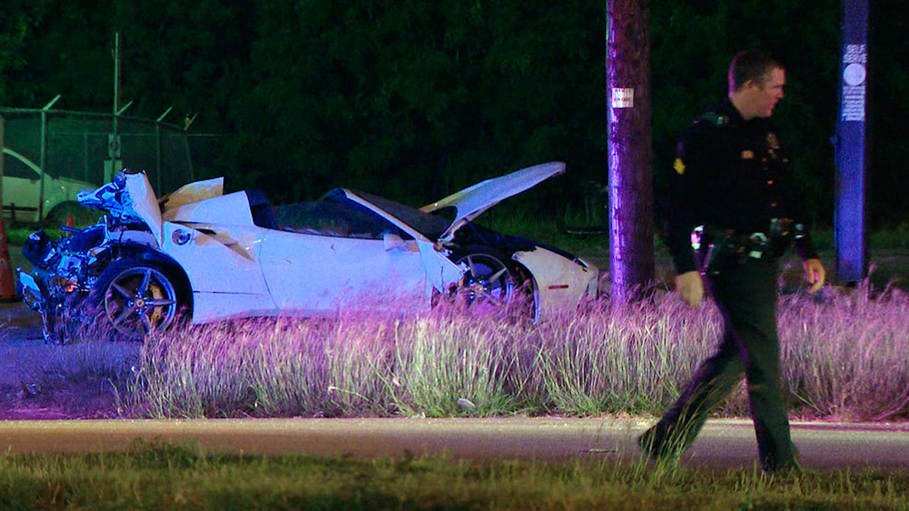 Errol-Spence-Ferrari-car-crash