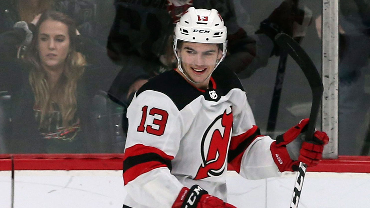 Devils forward Nico Hischier staying sharp as a knife