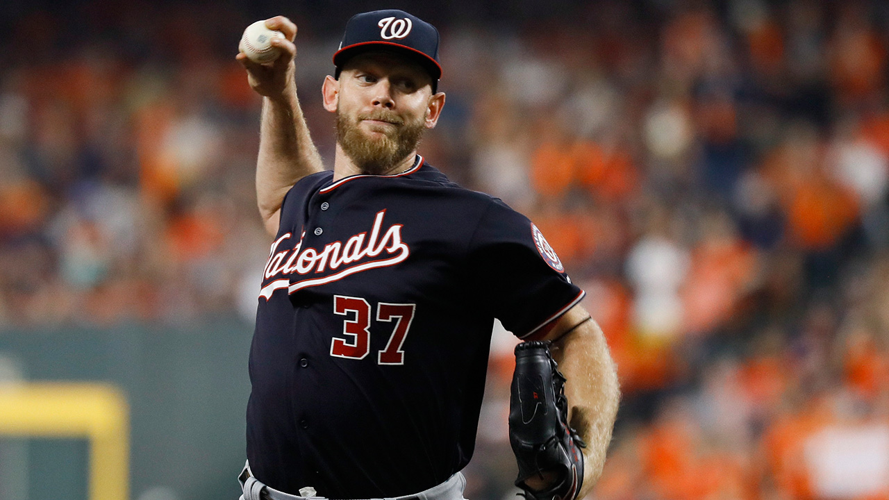 Washington Nationals starting pitcher Stephen Strasburg. (Matt Slocum/AP)