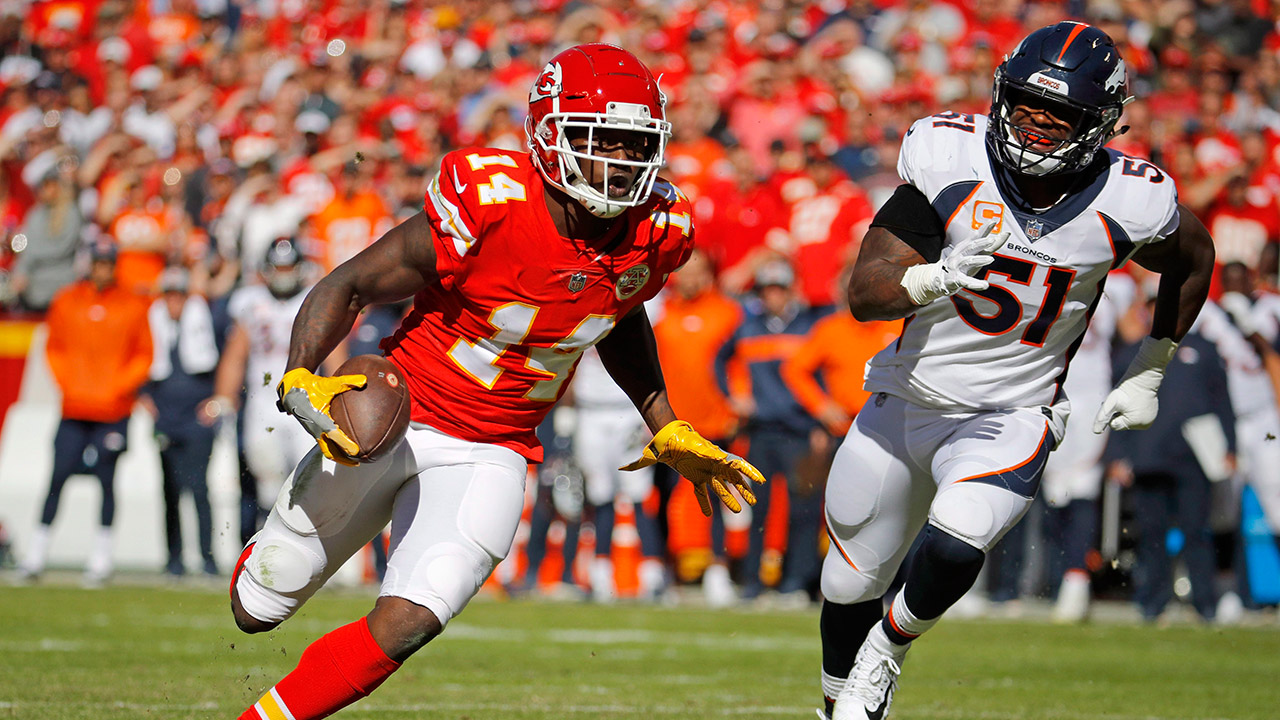 Former Kansas City Chiefs wide receiver Sammy Watkins. (Charlie Riedel/AP)