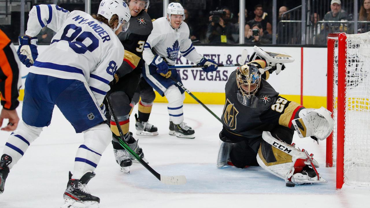 Marc-Andre Fleury made the best save of his career against Nic