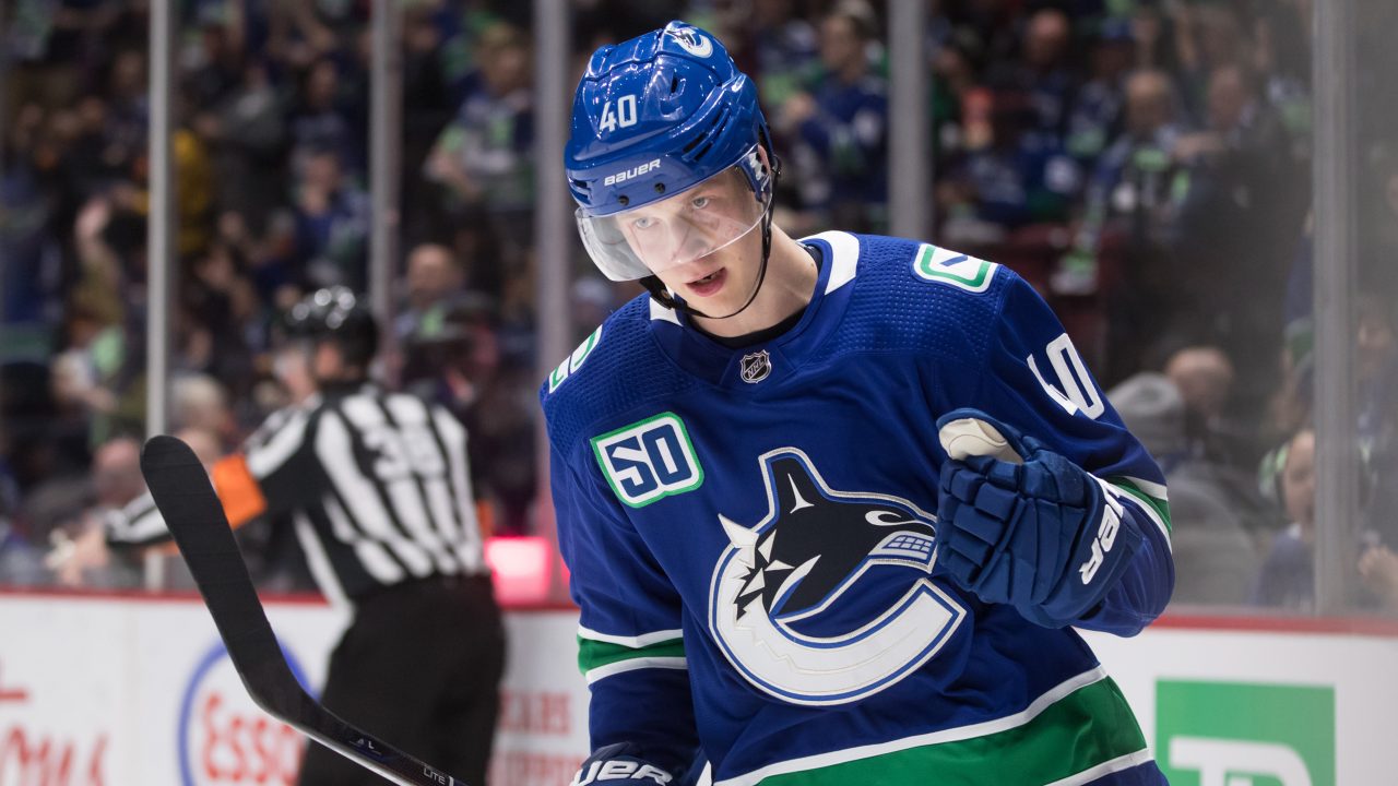 Canucks' Elias Pettersson: 'I play to win
