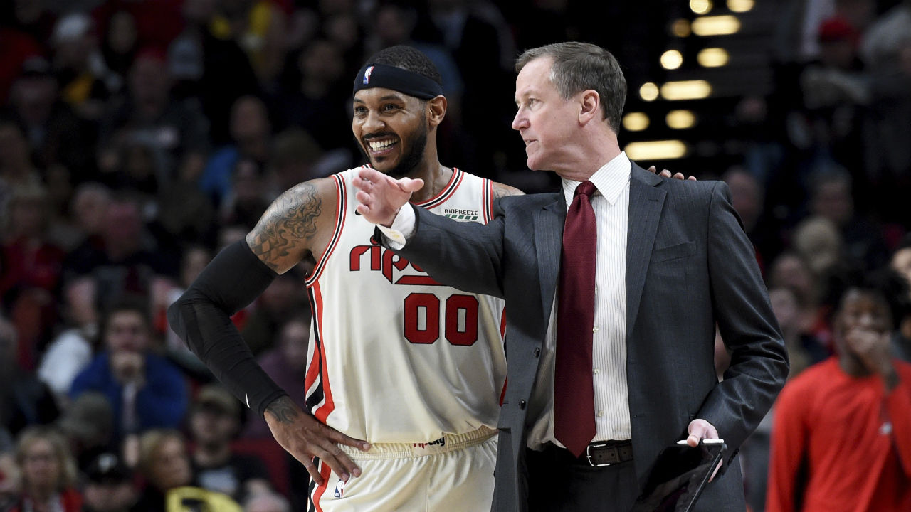 Trail Blazers: Carmelo Anthony talks how long he wants to keep playing