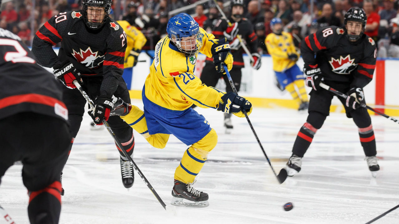 Red Wings select Swedish forward Lucas Raymond with No. 4 overall