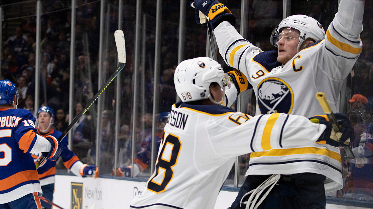 Red-hot Sabres star Jack Eichel 