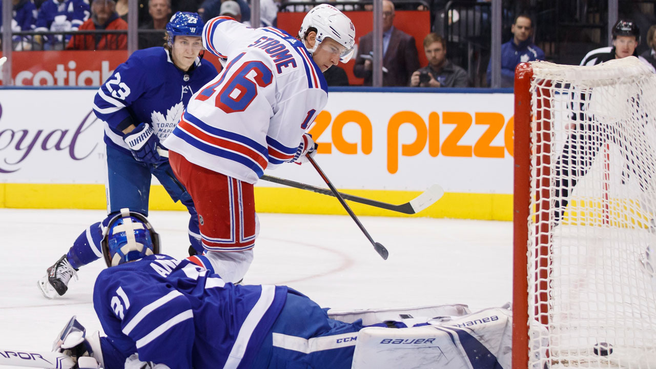 Rangers seal the deal despite last minute heroics from the Leafs