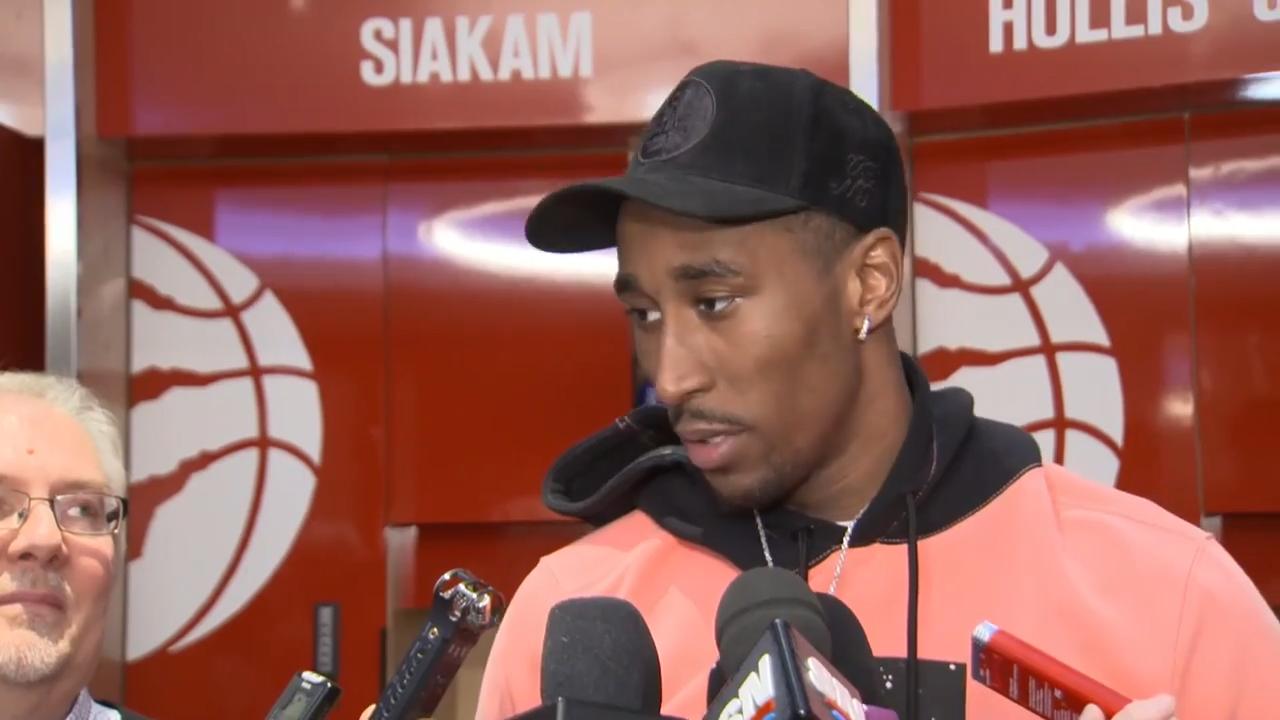 Raptors' Hollis-Jefferson continues to 