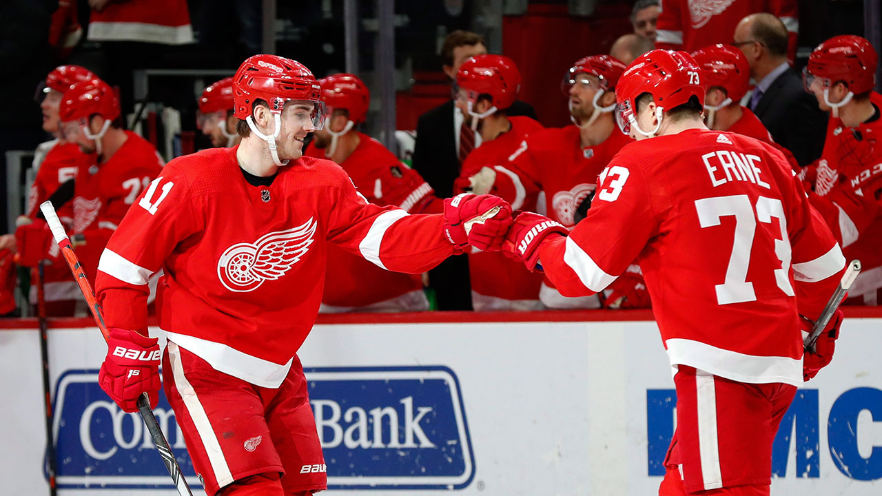 Zadina's late goal lifts Red Wings to win over Can