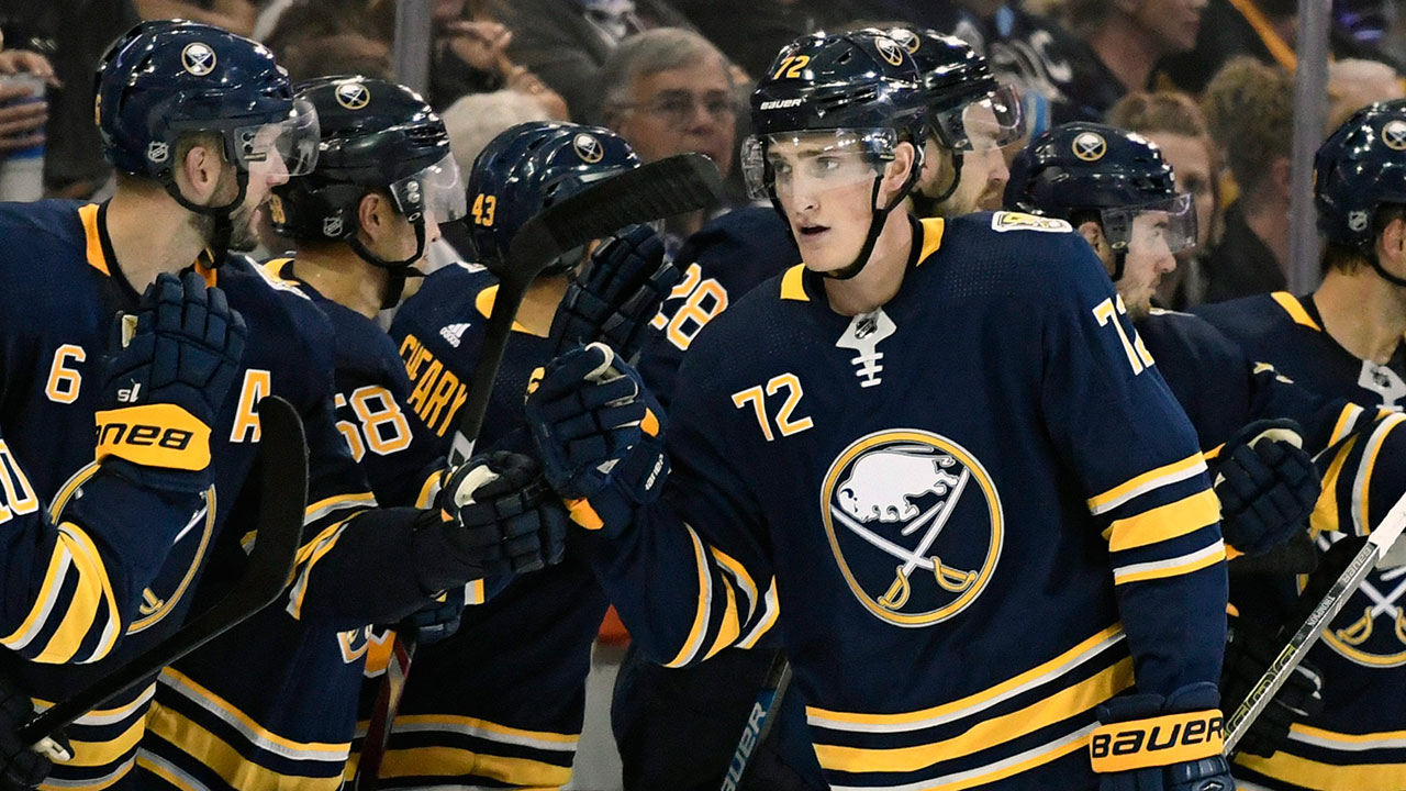 Buffalo Sabres demote center Tage Thompson to AHL Rochester