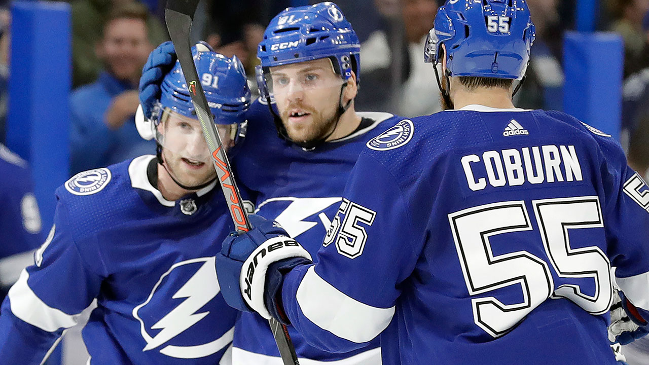 Canucks' struck by Lightning in the first of 5 on the road