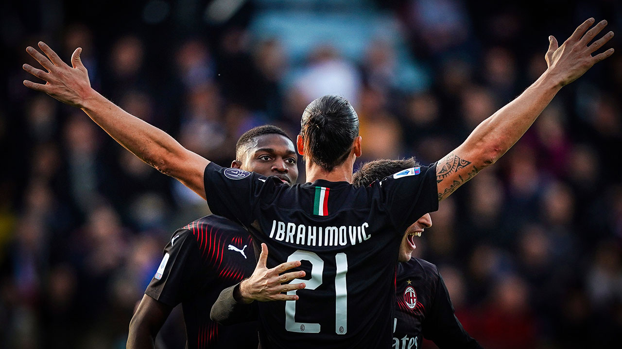 Ibrahimovic scores in first start as AC win at Cagliari