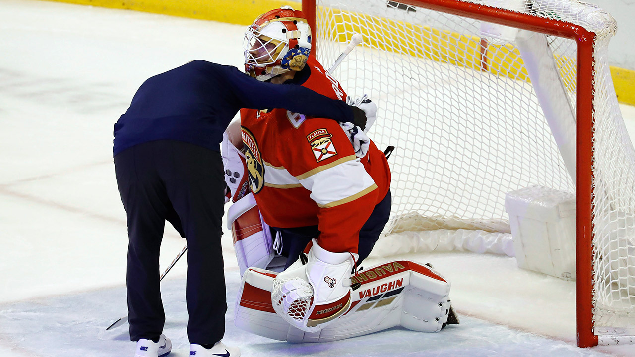 Panthers down another goalie, injured Driedger to miss weeks