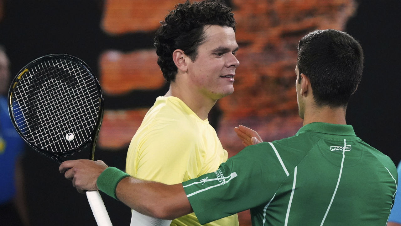 Strædet thong kommentator Tilfredsstille Canada's Milos Raonic falls in Australian Open quarters to Novak Djokovic