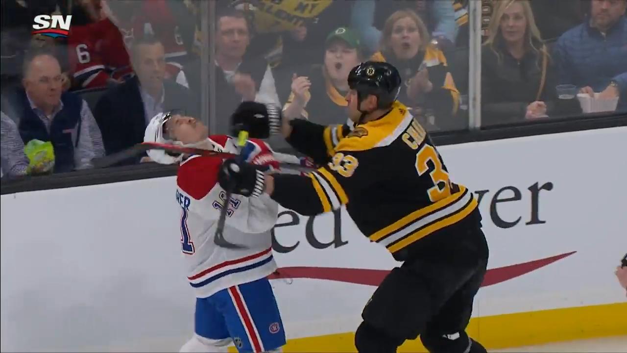 Chara Fined $5,000 For Cross-Checking Gallagher