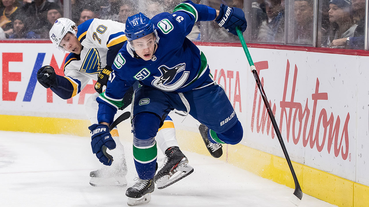 Canucks' Troy Stecher sticks to 