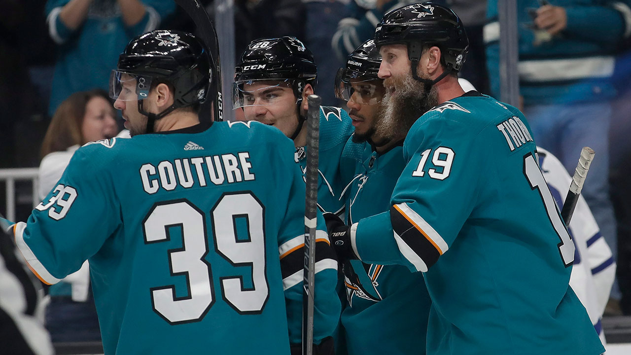 Sharks beat Maple Leafs for third straight victory
