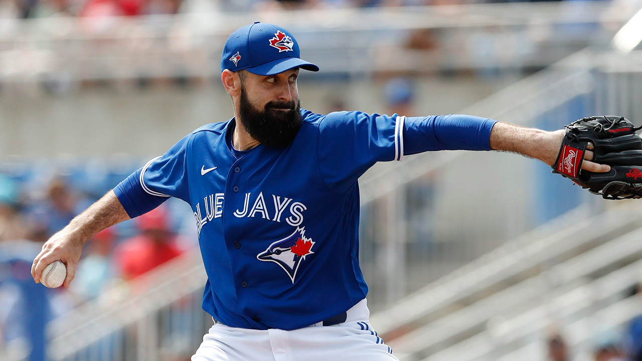 Toronto Blue Jays starting pitcher Matt Shoemaker. (Carlos Osorio/AP)