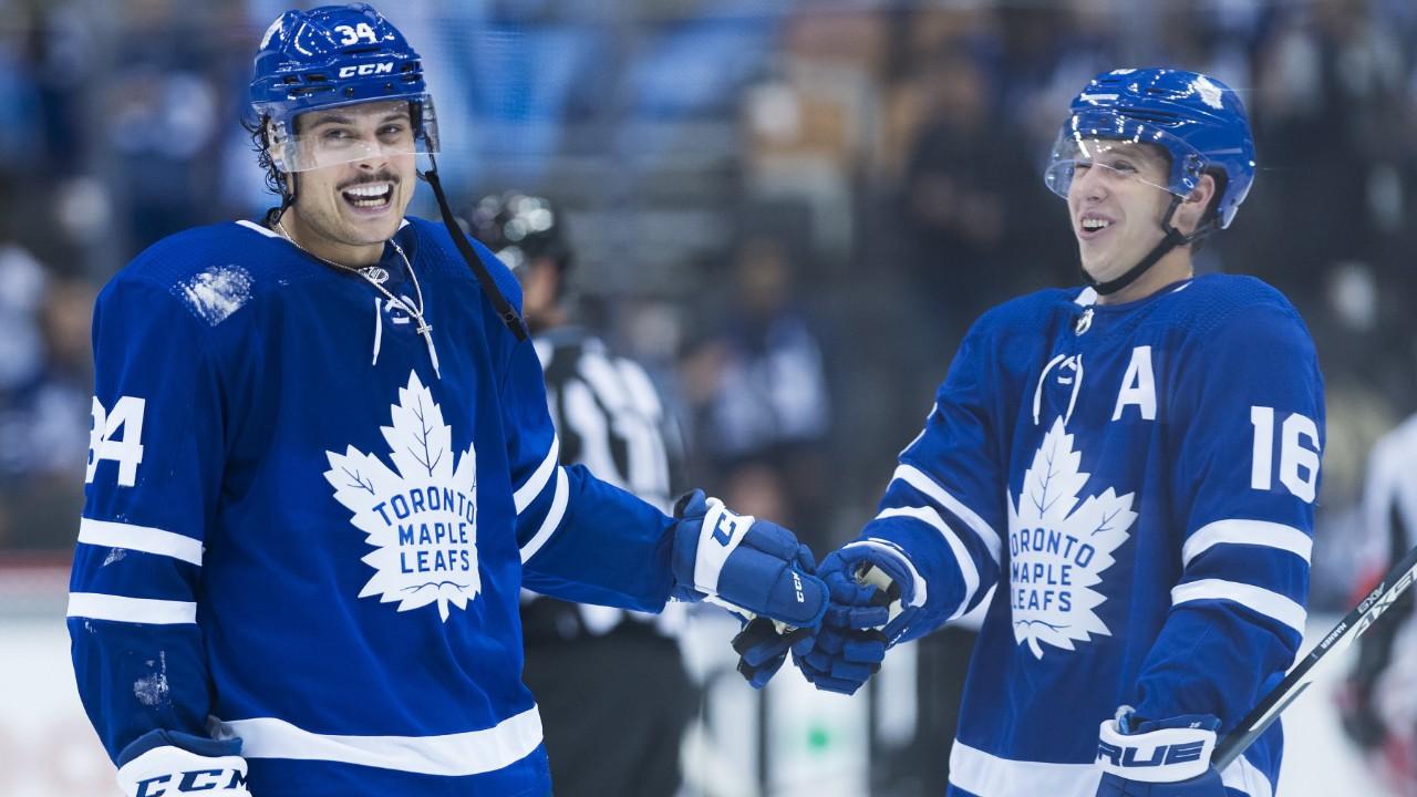 Matthews scores milestone 60th as Leafs clinch home ice in 1st